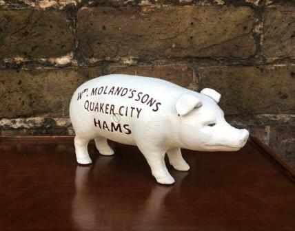 Standing pig bank